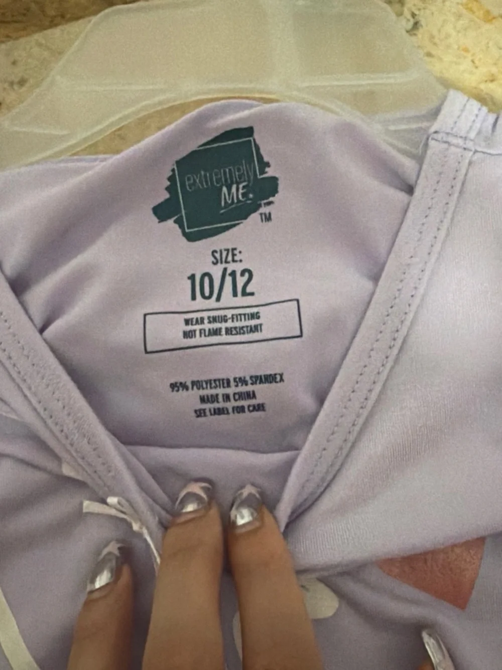 Kids Lavender Heart 'Love' Pajama Top and Pants Set